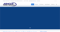 Desktop Screenshot of abacus-travel.co.uk